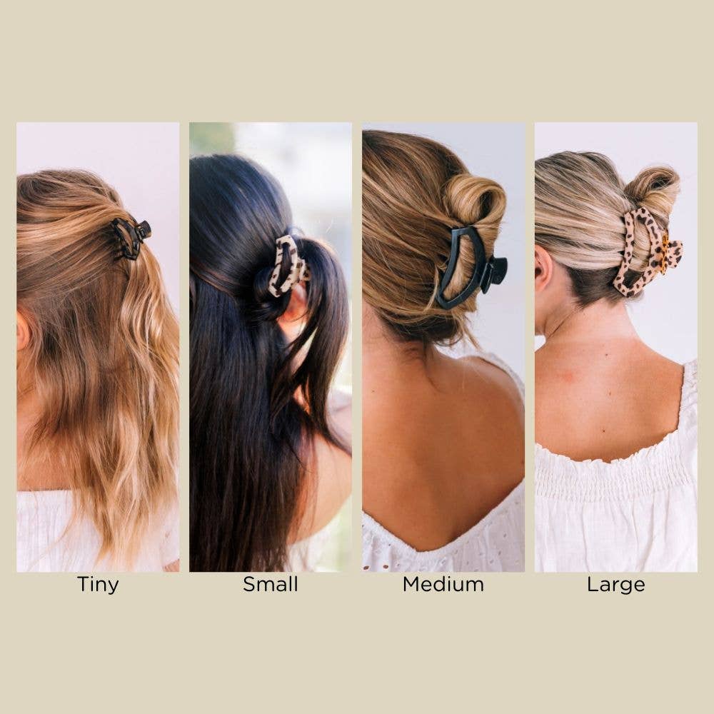Open Hair Clip | Small | Tortoise