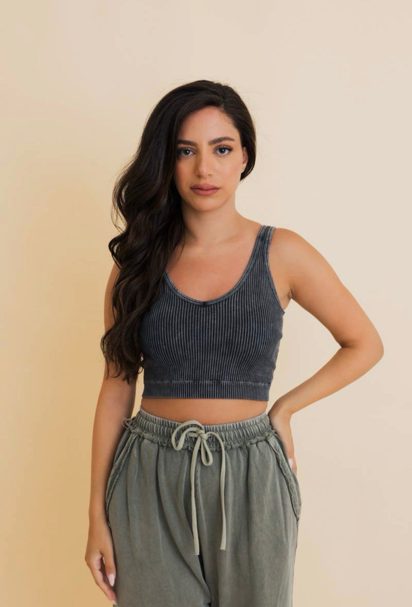 COMING SOON - Black Ribbed Bralette