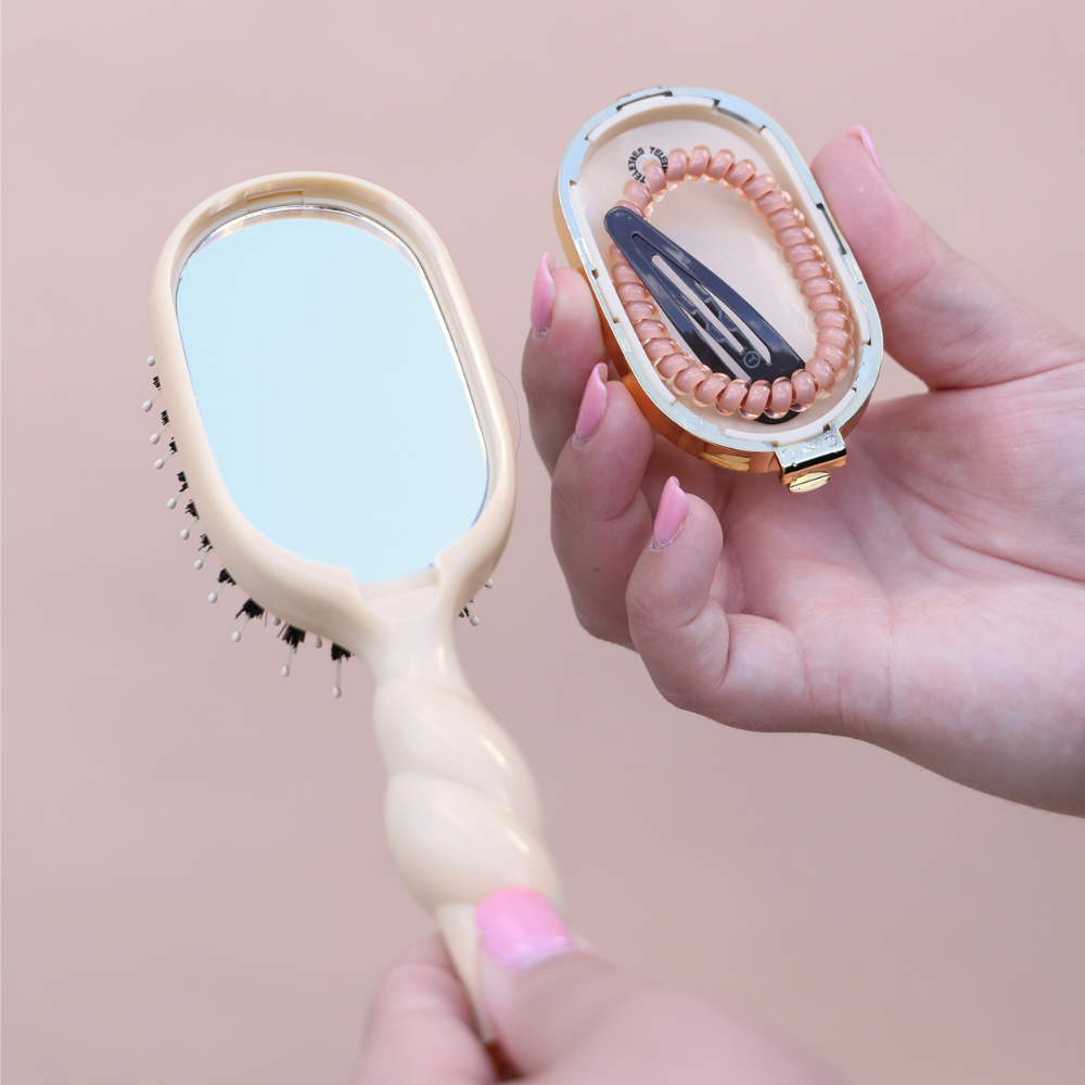 Mini Boar Brush | Tan