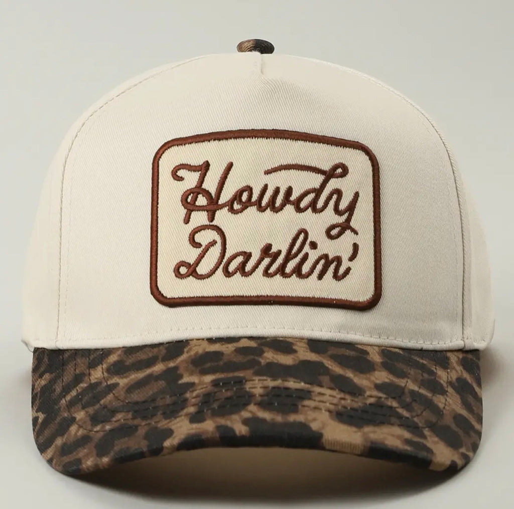 Howdy Darlin’ Embroidered Trucker Hat
