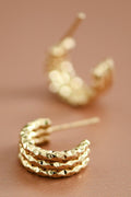 18k Gold Plated Stainless Steel Earrings
