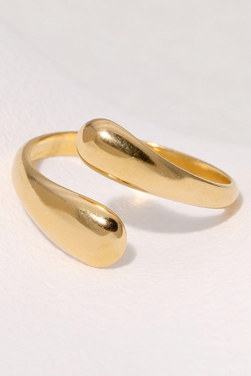 18K Gold Plated Adjustable Ring