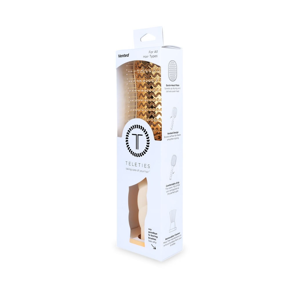 Vented Hair Brush | Tan